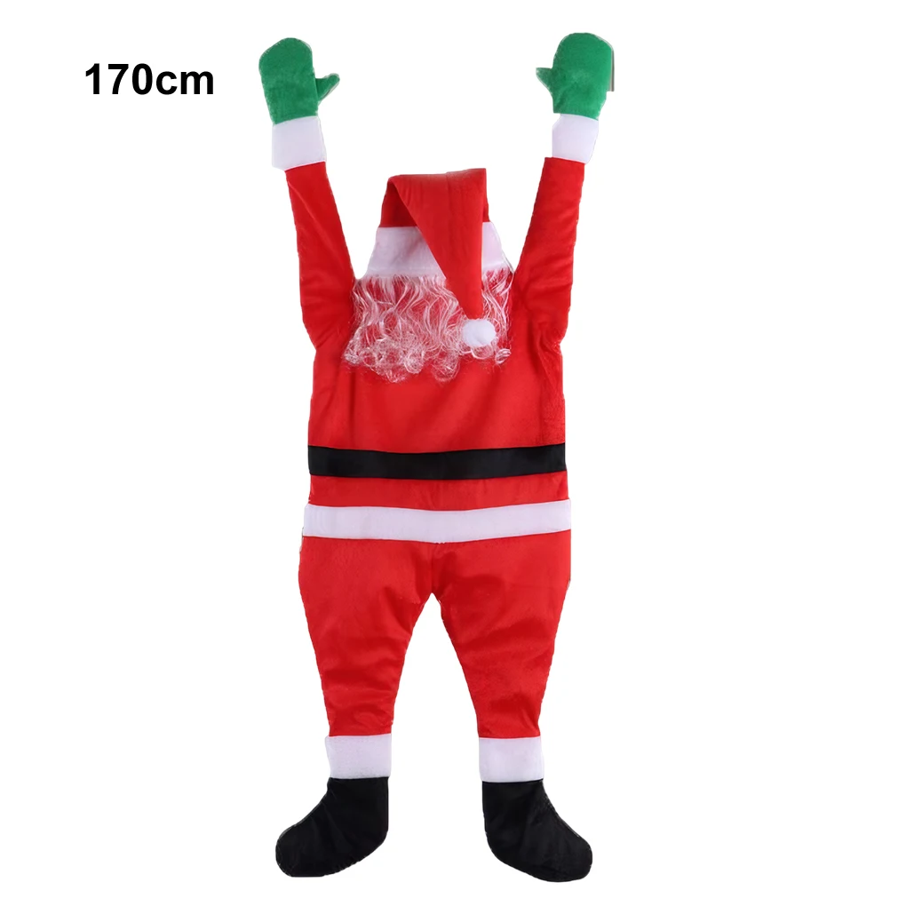 Outdoor Indoor Hanging Climbing Santa Claus Decoration - Image 7