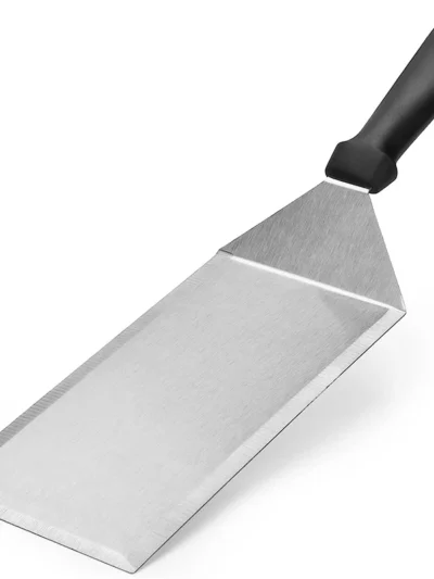Stainless Steel Long Grill Spatula with Cutting Edges, Kitchen Griddle Accessories, Pancake Burger Turner Scraper Tool for BBQ