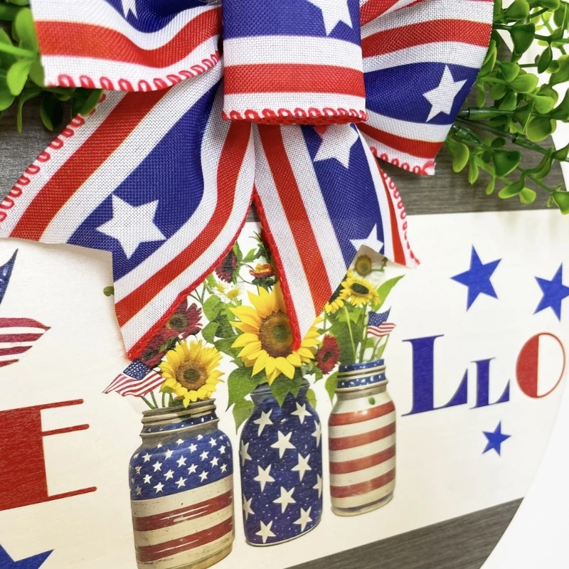 Christmas Wreath with Hello Sign for Indoor and Outdoor Decorations - Image 2