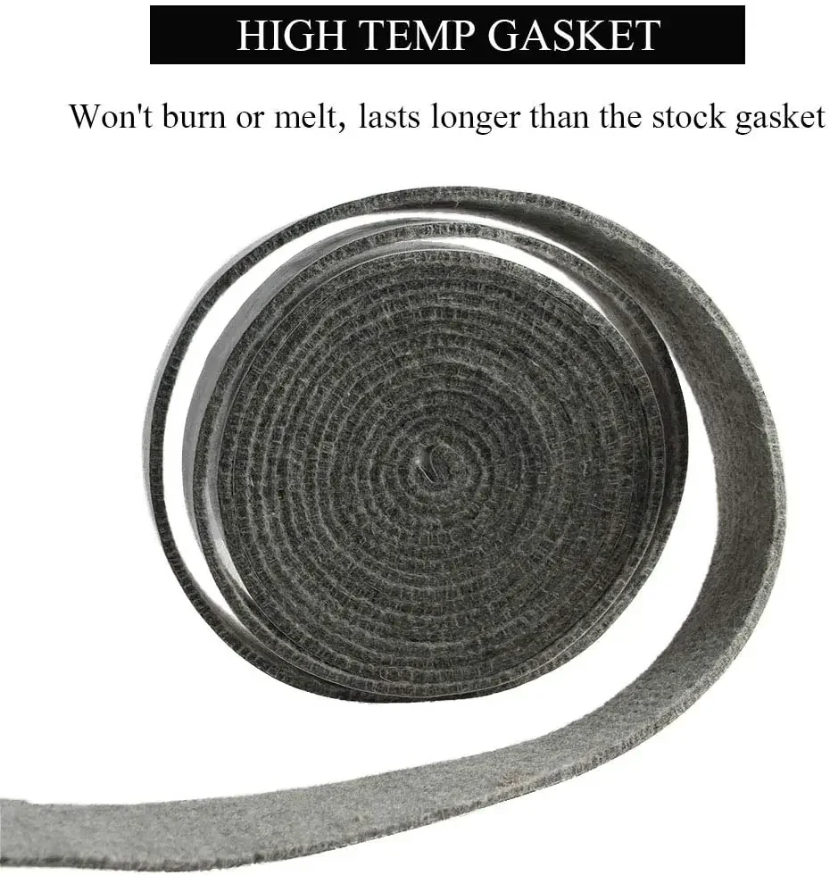 High Temp Grill Gasket Replacement Fit Kamado BBQ Smoker Gasket Accessories Flame retardant sealing tape - Image 4