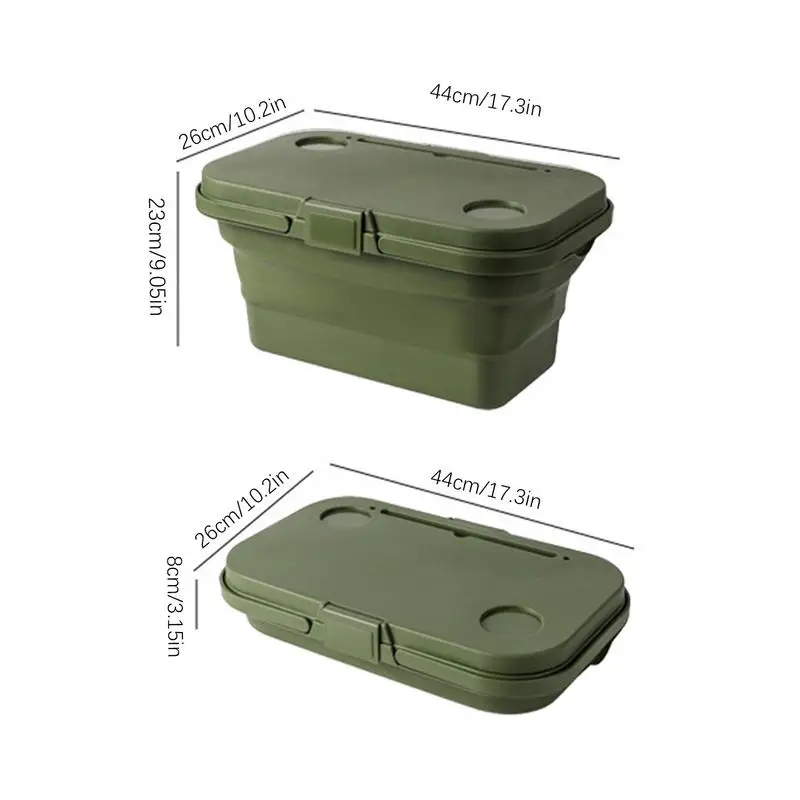 Folding Picnic Basket Anti-leak Picnic Basket Portable Picnic Basket Anti-Leak Picnic Basket Insulated Picnic Basket Table - Image 7