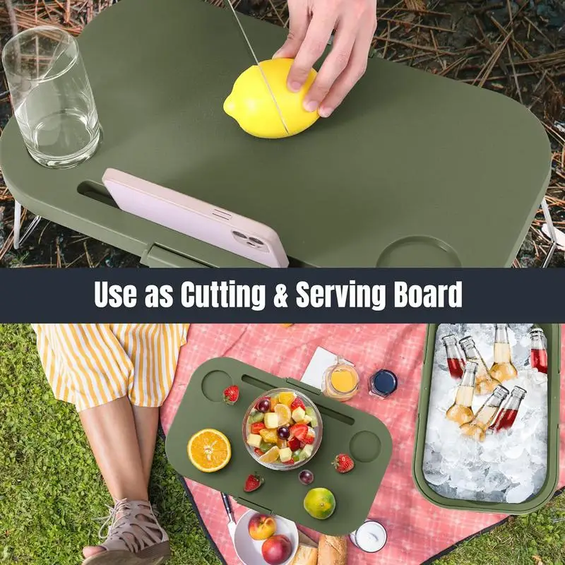 Folding Picnic Basket Anti-leak Picnic Basket Portable Picnic Basket Anti-Leak Picnic Basket Insulated Picnic Basket Table - Image 3