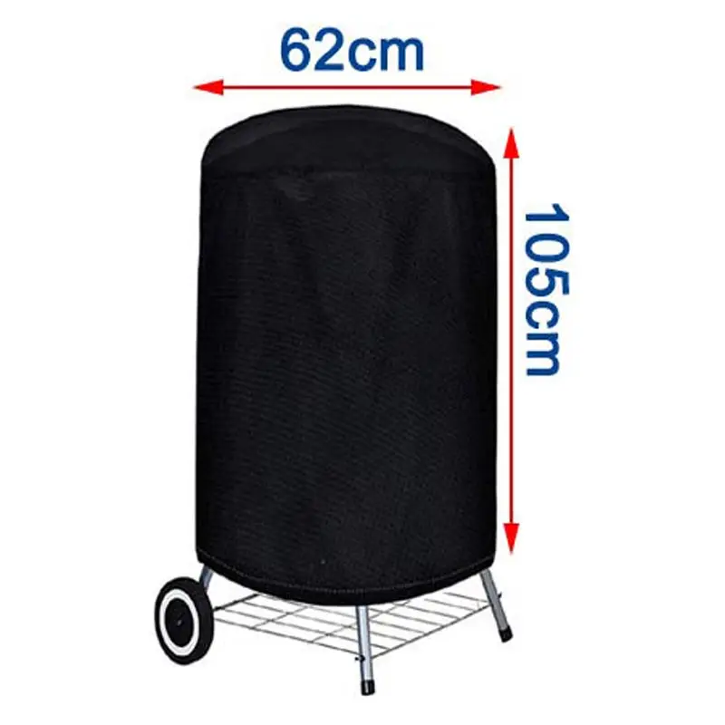 5 Size Garden BBQ Grill Cover Outdoor Oven Waterproof Dust Cover 210D Oxford Cloth Protective Cover Round Furniture Grill Cover - Image 11