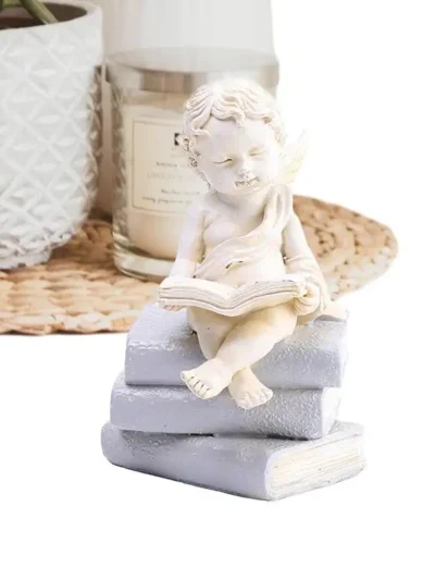 Angel Statues for Garden Peaceful Angel Figurine for Yard Angel Garden Statue Decor Waterproof Outdoor Garden Praying Angel