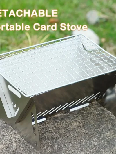 Stainless Steel Incinerator Grill BBQ Charcoal Folding Stove