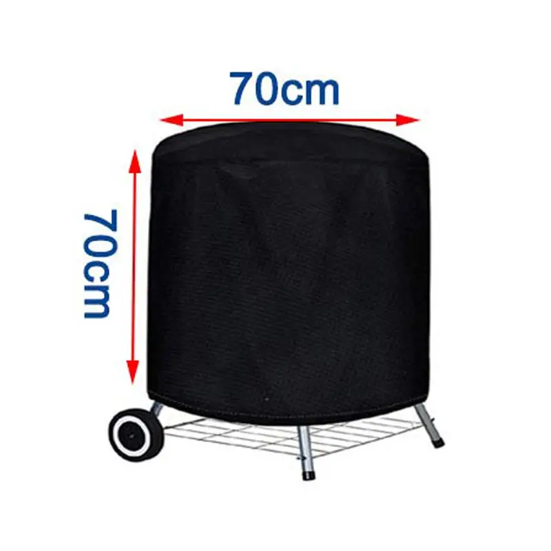 5 Size Garden BBQ Grill Cover Outdoor Oven Waterproof Dust Cover 210D Oxford Cloth Protective Cover Round Furniture Grill Cover - Image 9