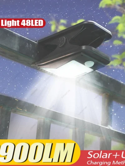 Outdoor Motion Sensor Solar LED Clip Lights
