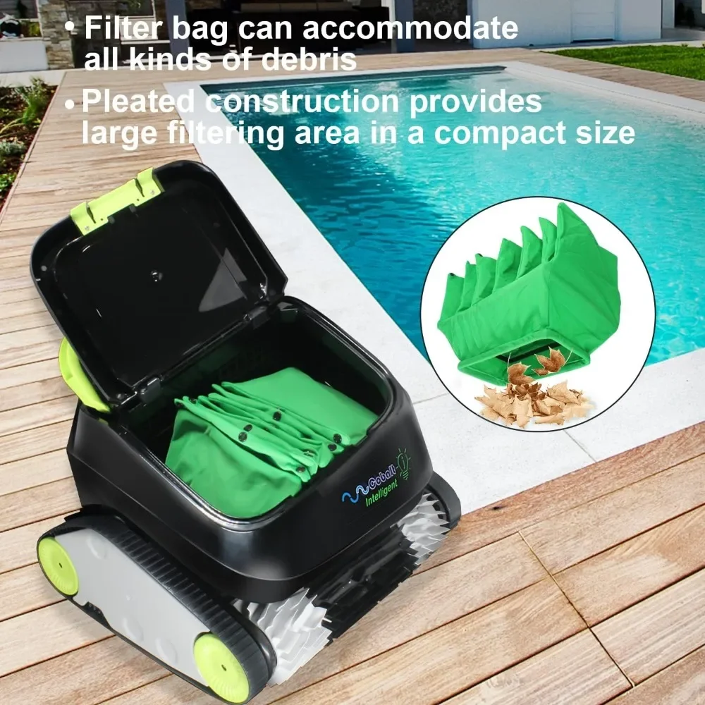 731-i Pool Cleaner Automatic Pool Robot Wall Climber for Medium to Large in ground Pools,Powder pool cleaning tools - Image 6