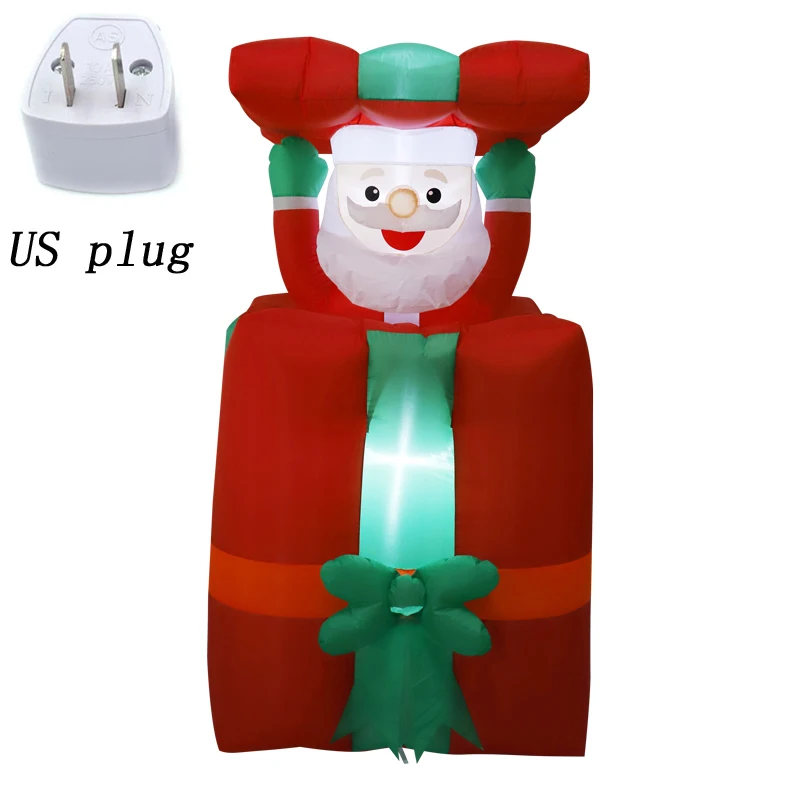 Christmas Inflatable Waving Santa Claus with LED Lights Up and Down Outdoor Blow Up Decoration Toys - Image 13