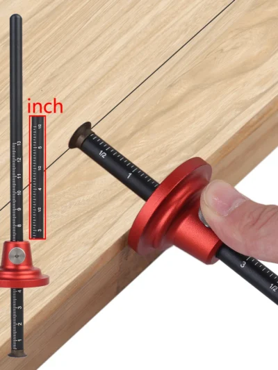 Woodworking European Style Scriber Metric/Inch Scale Blade Scribing Tools