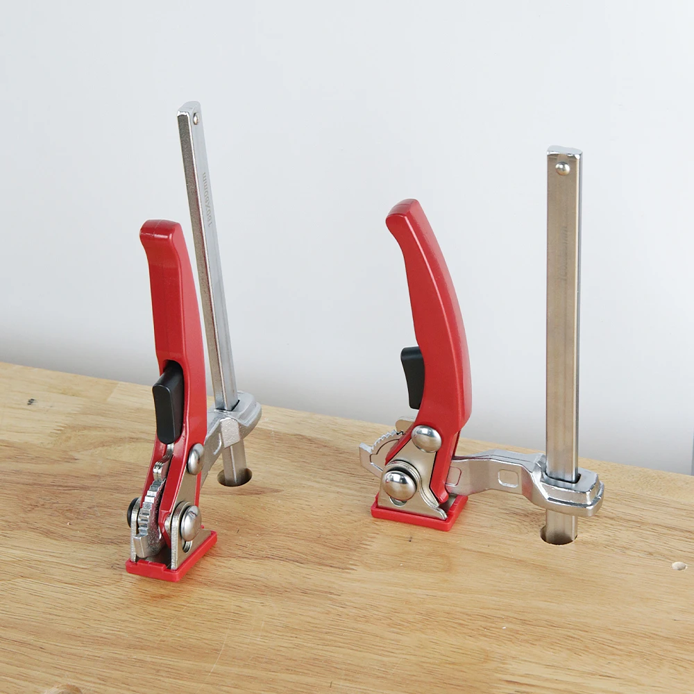 Allsome 2PCS 160x60mm Quick Guide Rail Clamp Carpenter F Clamp - Image 3