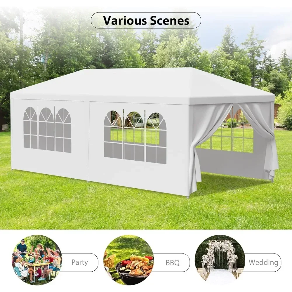 Outdoor Canopy Tent Camping Gazebo Storage Shelter Pavilion Cater for Party Wedding Events BBQ - Image 5