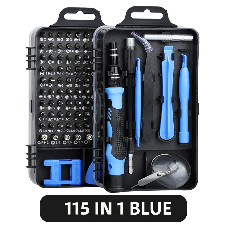 115/117 in 1 Precision Screwdriver Set Magnetic Hex Screw Driver Bits - Image 8