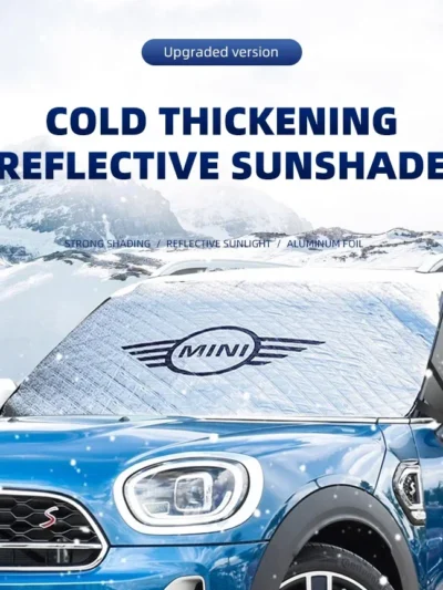 1Pc Car Front Windshield Cover Auto Sunshade Snow Ice Protection Cover For Mini Cooper S