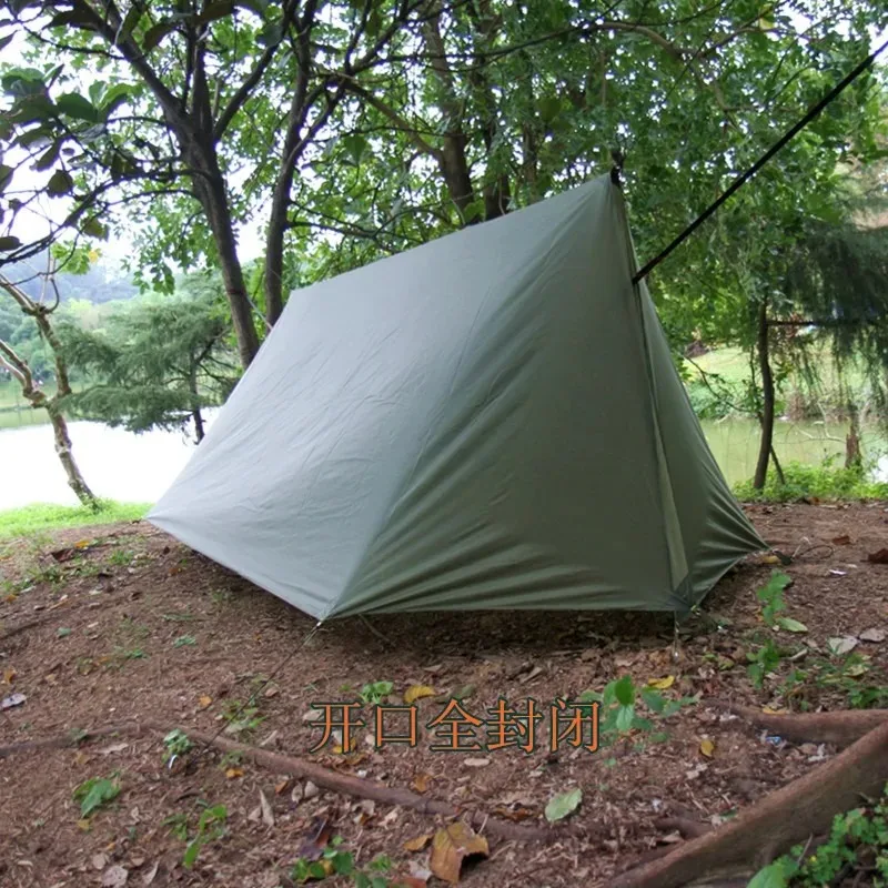 410x290cm canopy Skyscreen Wildlife Camping Pole less Tent Camping Outdoor Floor Mat March Canopy Floor Mat - Image 4
