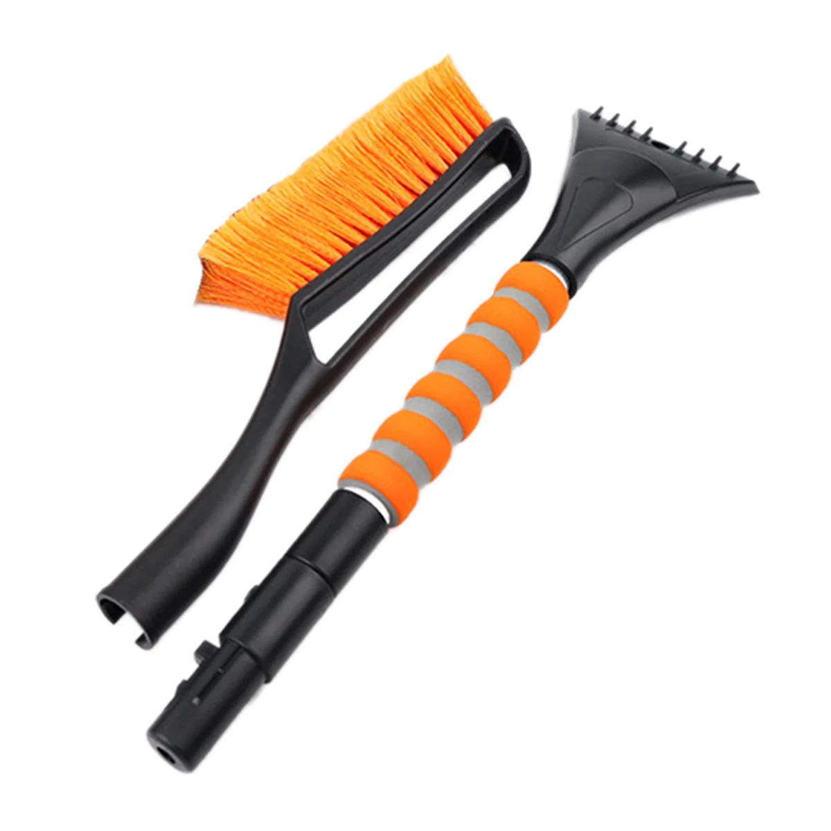 Snow Removal Brush Detachable De-Icer for Car Windshield, Car Snow Plow and Brush for Car Truck SUV ,27 Inch, 2PCS - Image 4