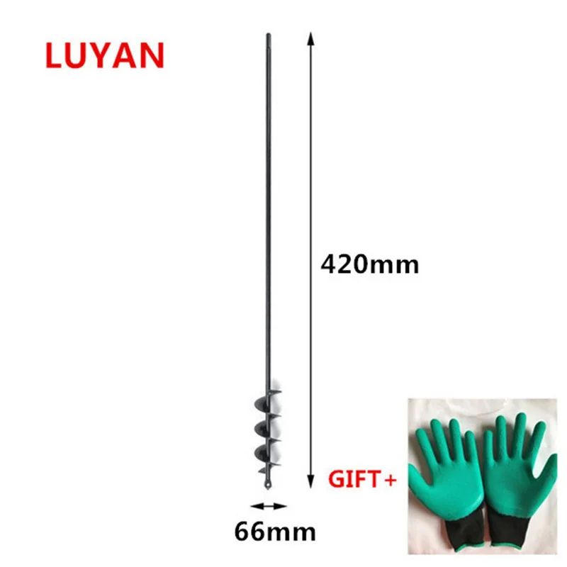 Garden Auger Spiral Drill Bit Flower Planter Bulb Shaft Auger Yard Gardening Earth Drill Planting Hole Digger Tool - Image 20