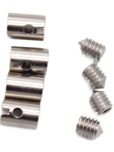 4 Set Throttle Cable Ends Solderless Cable Nipples for Lawn Mower