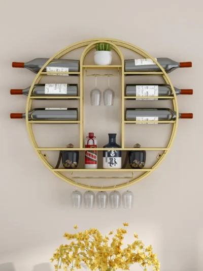 Handmade Modern Vertical Drink Corner Patio Outdoor Wine Rack Nordic Vintage Storage Cube Bar Cabinet Szafka Barek Furniture