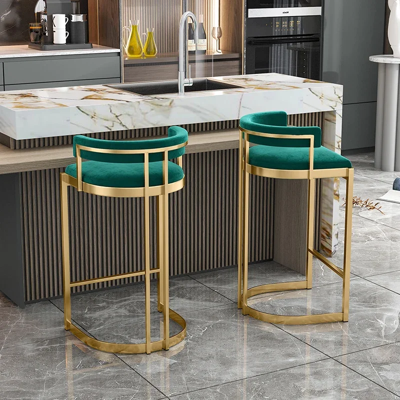 High Make Up Modern Bar Stools Luxury Party Gaming Library Computer Patio Bar Stool Set Saloon Party Sgabello Cucina Furniture - Image 3