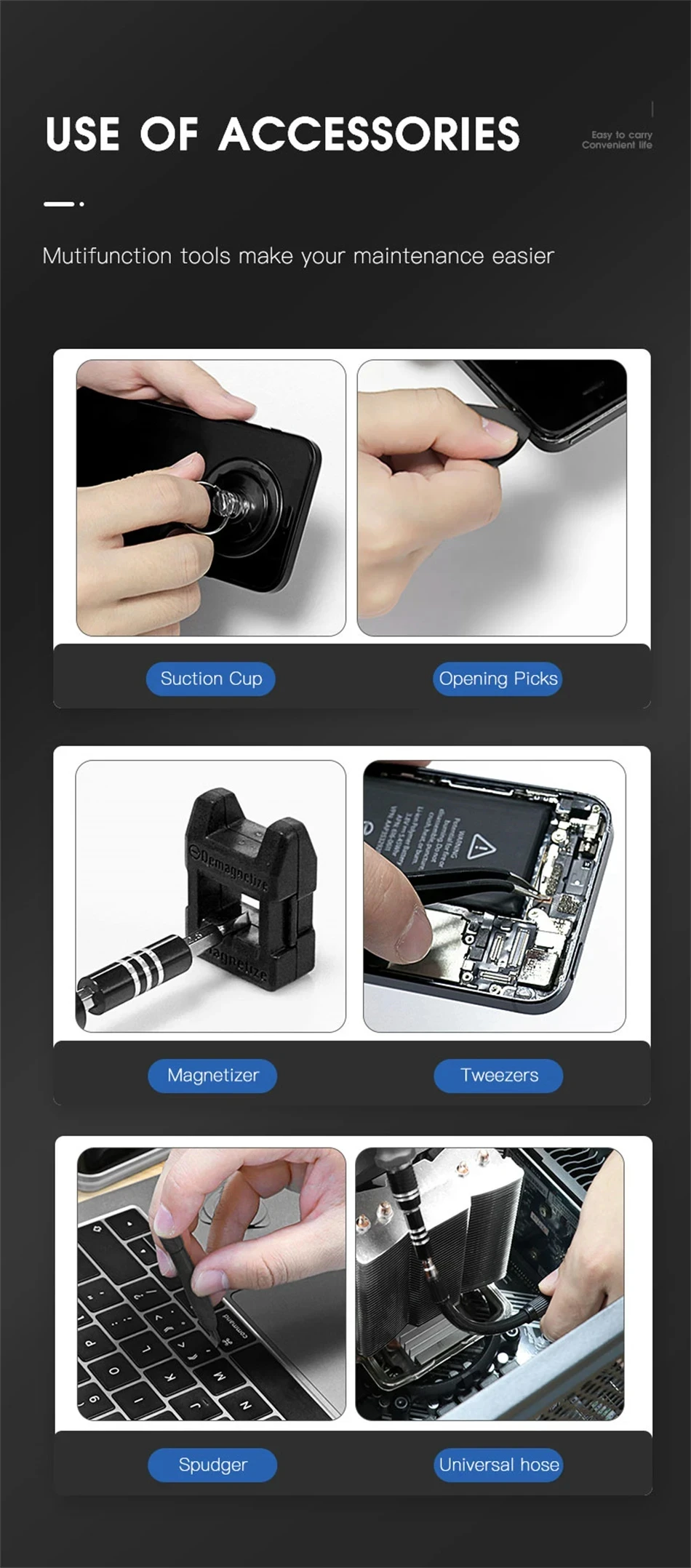 115/117 in 1 Precision Screwdriver Set Magnetic Hex Screw Driver Bits - Image 22