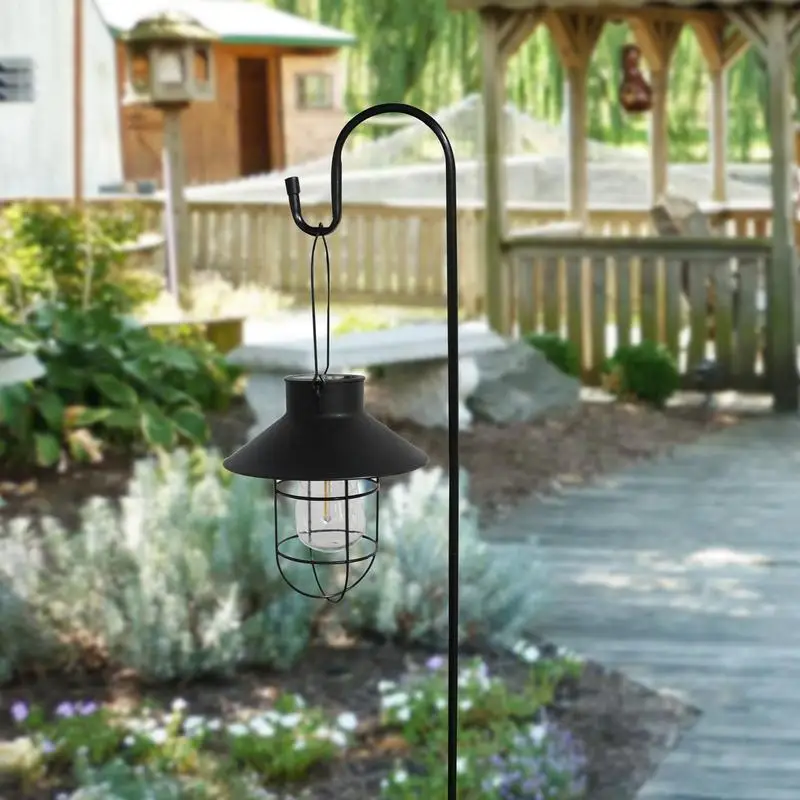 4Pcs Heavy Duty Hangers Bird Feeder Pole Shepherds Hooks Outdoor Garden Lanterns Solar Light Hanging Stakes Pot Hooks Stand - Image 6