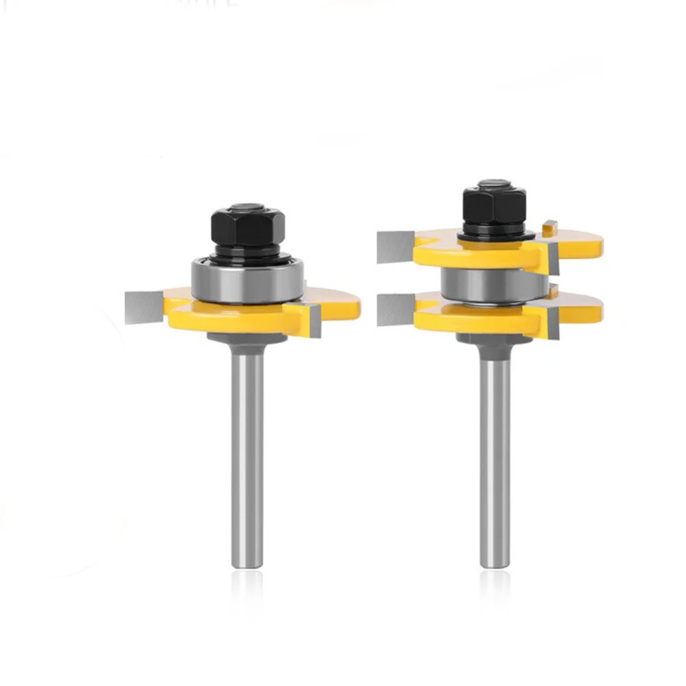 2PCS Woodworking Milling Cutter 3 Teeth - Image 7