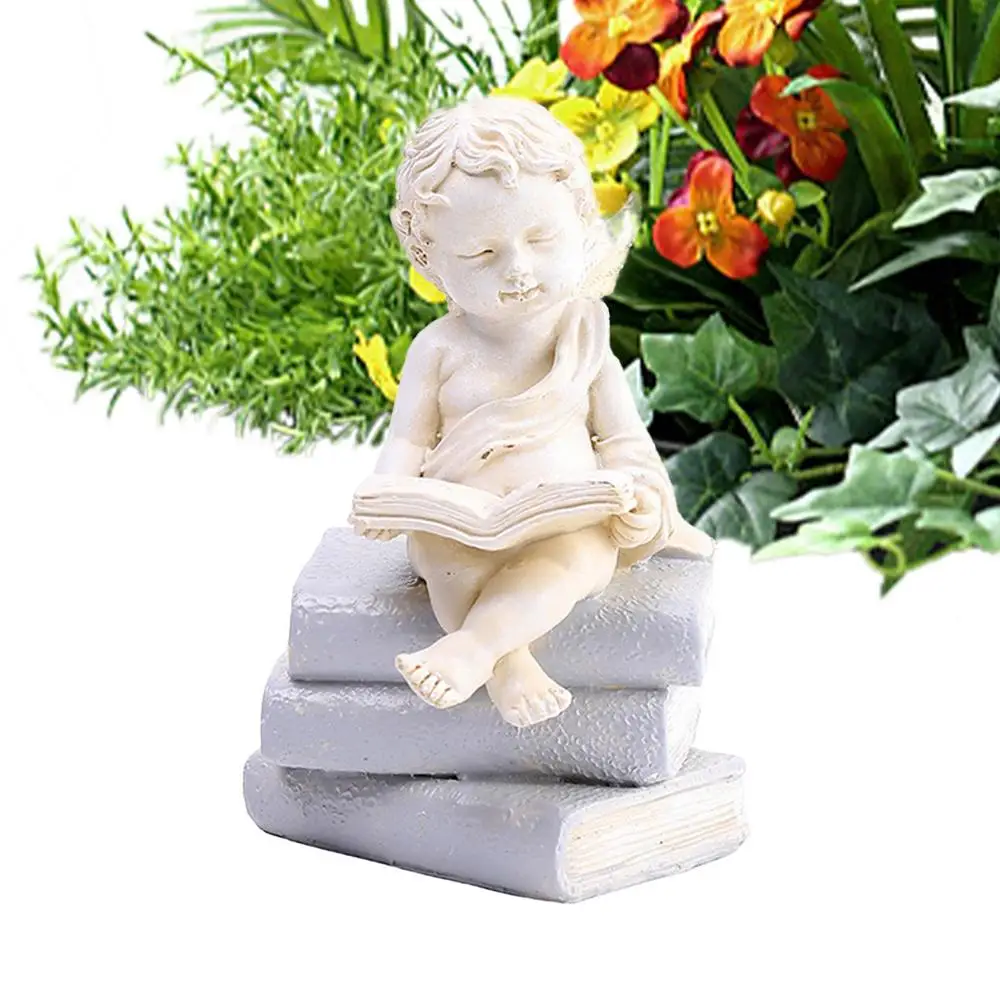 Angel Statues For Garden Angel Sculptures Ornament For Outside Angel Garden Statue Decor Waterproof Outdoor Garden Praying Angel - Image 9
