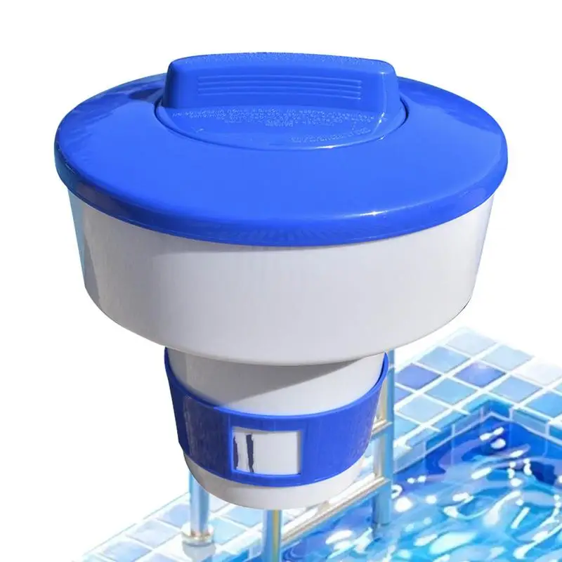 Swimming Pool Floating Chlorine Dispenser With Tablets Water Disinfections Purifier Automatic Applicator Sterilizer Pool Cleaner