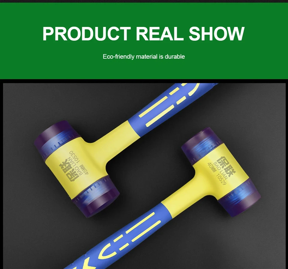 Rubber Hammer 25/30/35/40/45mm Double Head - Image 19