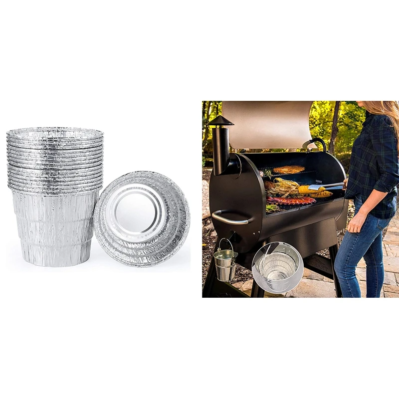 Disposable Grease Bucket Liners Fit For Traeger Wood Fired Pellet BBQ Grill Accessories - Image 5