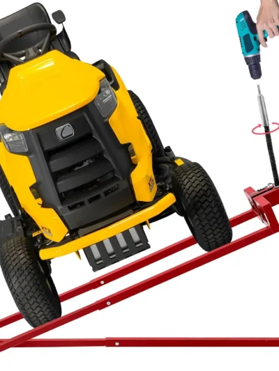 Lawn Mower Lift Jack, TUNTENDO Lifting Platform 882 Lbs Capacity Telescopic Maintenance Jack for Garden Tractors & Riding Lawn