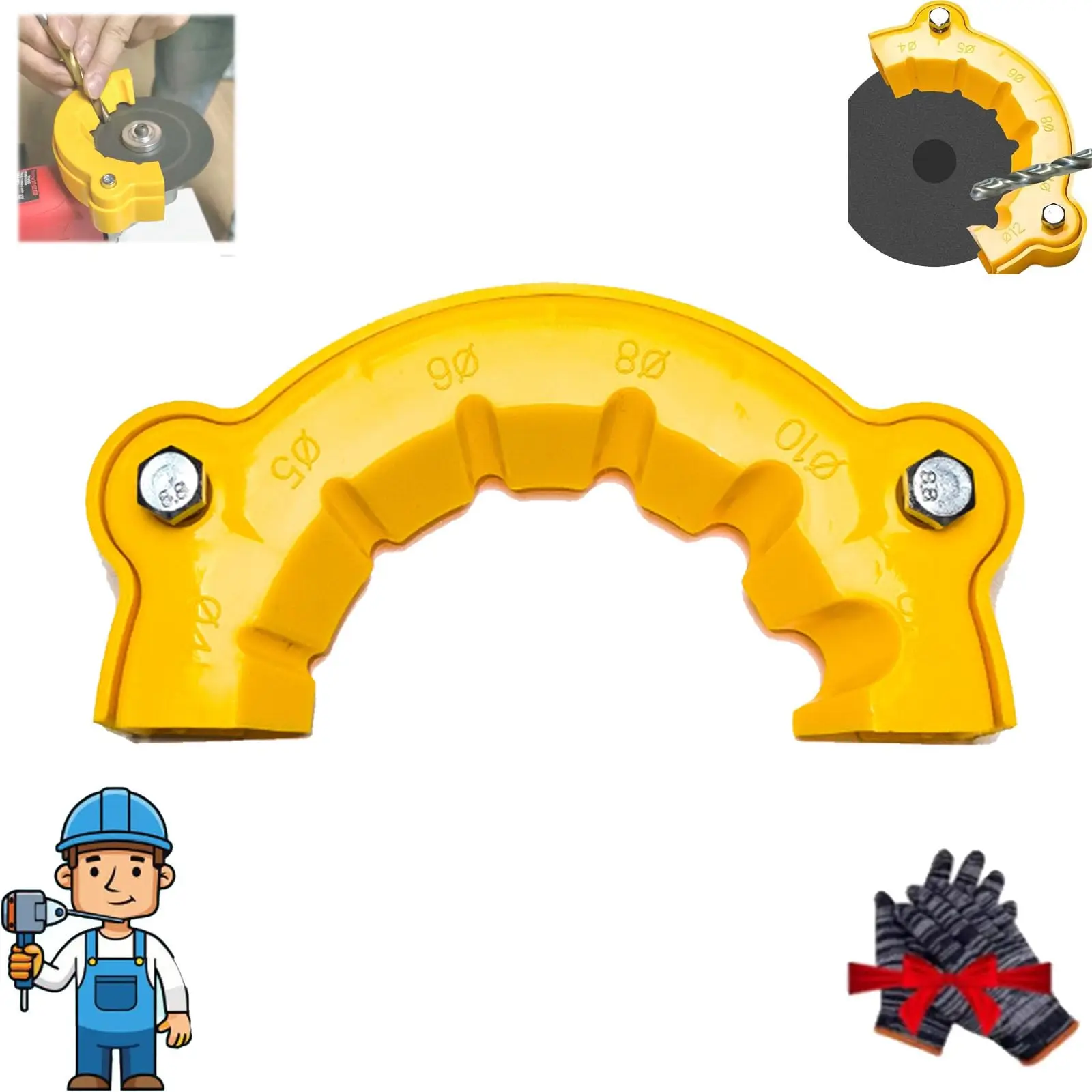 Galacok New drill sharpener MAX 6 in 1 multi-specification drill grinding tool - Image 9