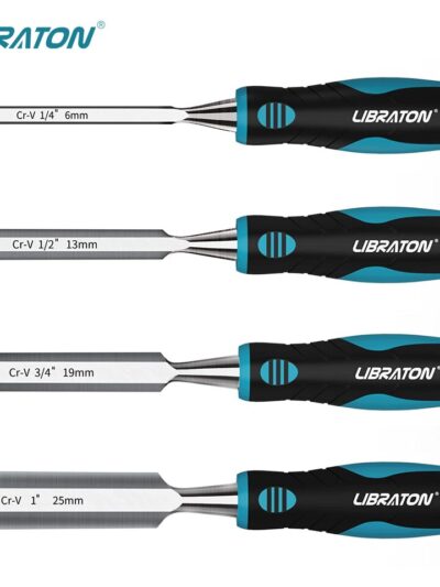 4-Piece Wood Chisel Set for Woodworking