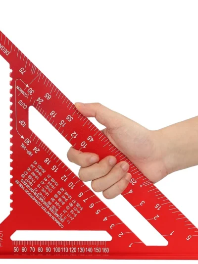 Woodworking Aluminum Alloy Triangle Gauges Measuring Gauging