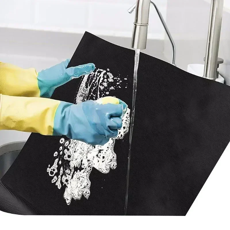 33x40cm Reusable Non-stick BBQ Grill Mat 0.08mm Thick PTFE Barbecue Baking Liners Cook Pad Microwave Oven Tool DropShip - Image 5