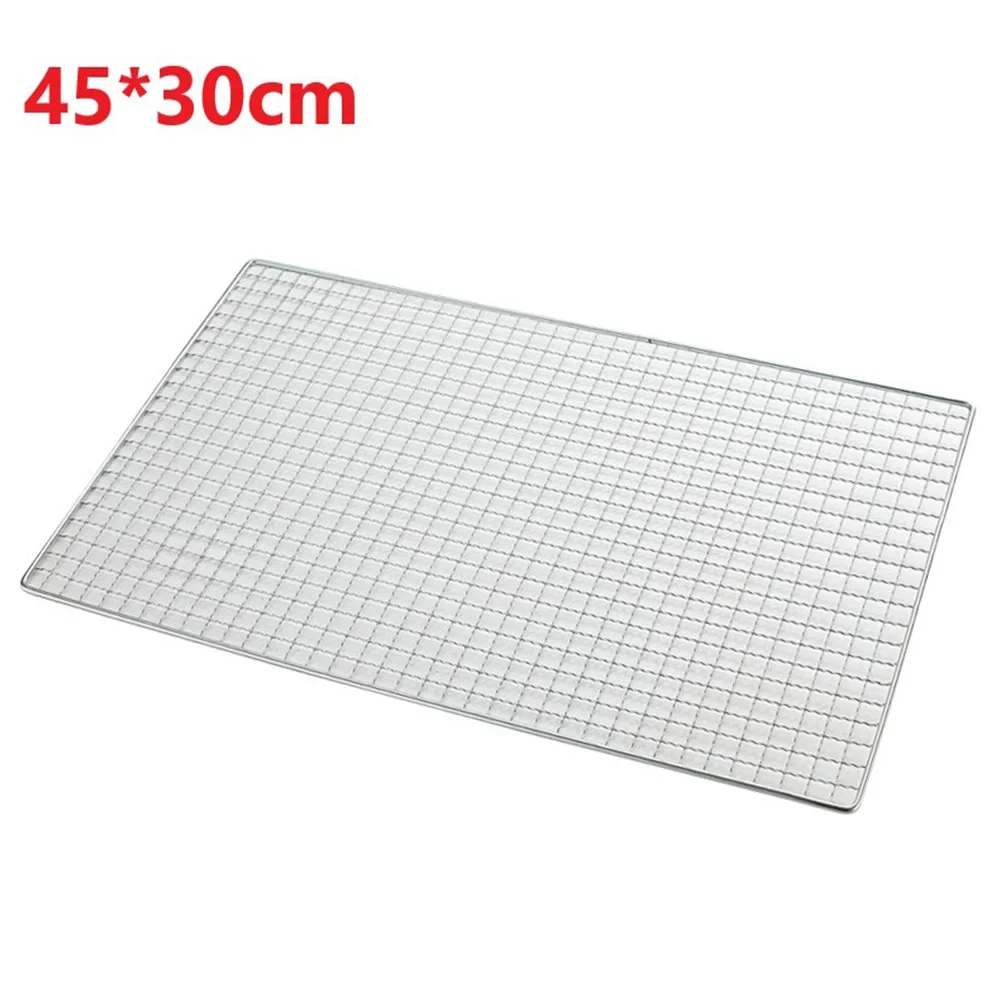 BBQ Grate Mesh Net Grill Grate Grid Grid Rack For Japanese Korean Grill Non Stick Grilling Mats Baking Net - Image 7