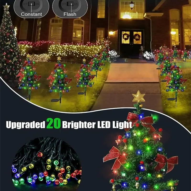 Solar Christmas Tree Light Outdoor Courtyard Decoration - Image 3