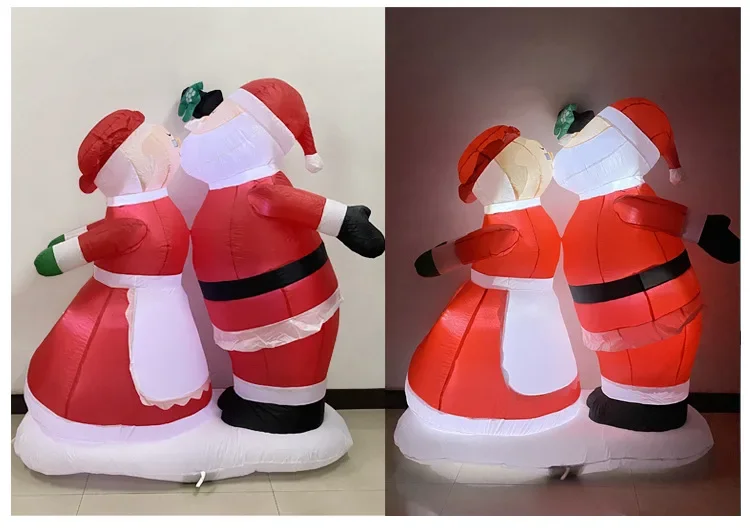 Inflatable Santa Claus Spouse Model With Led Lights - Image 4