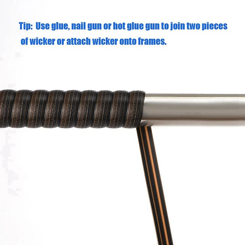 3X Wicker Repair Kit, Plastic Rattan For Patio Chair Repair Flat Wicker Furniture Repair Replacement - Image 3