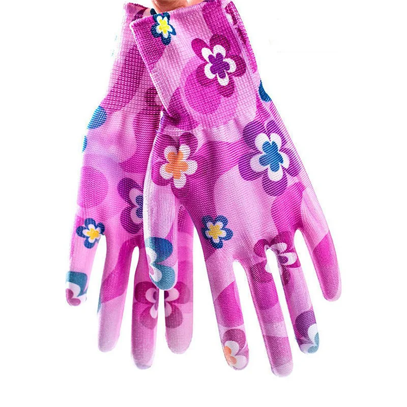 1Pair Garden Gloves Floral Gardening Gloves Women Non-Slip Working Gloves For Yard Cleaning Planting Working - Image 16