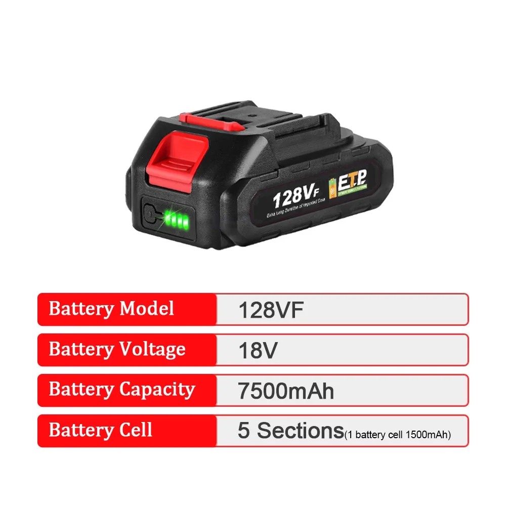 Rechargeable Makita Battery for Electric Chainsaw, 928VF & 388VF Lithium Battery - Image 2