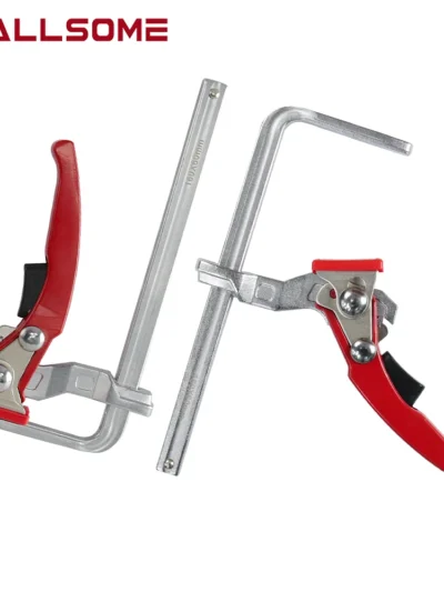Allsome 2PCS 160x60mm Quick Guide Rail Clamp Carpenter F Clamp