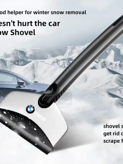 Car Snow Shovel Defrosting Ice Scraper Tool Snow Removal For BMW