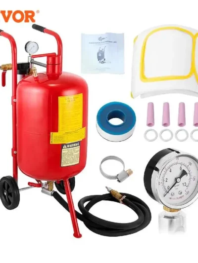VEVOR Sand Blaster 10Gal Portable Air Sandblaster 125 Psi Pressure