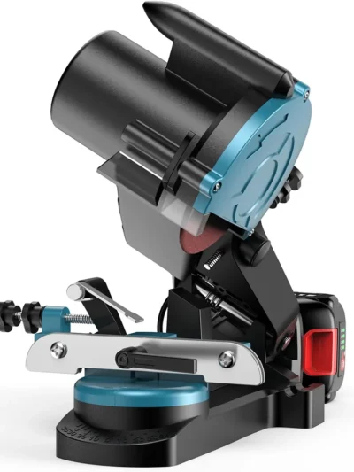 Seesii Cordless Chainsaw Sharpener 21V Electric Bench ChainSaw Grinder 4500RPM