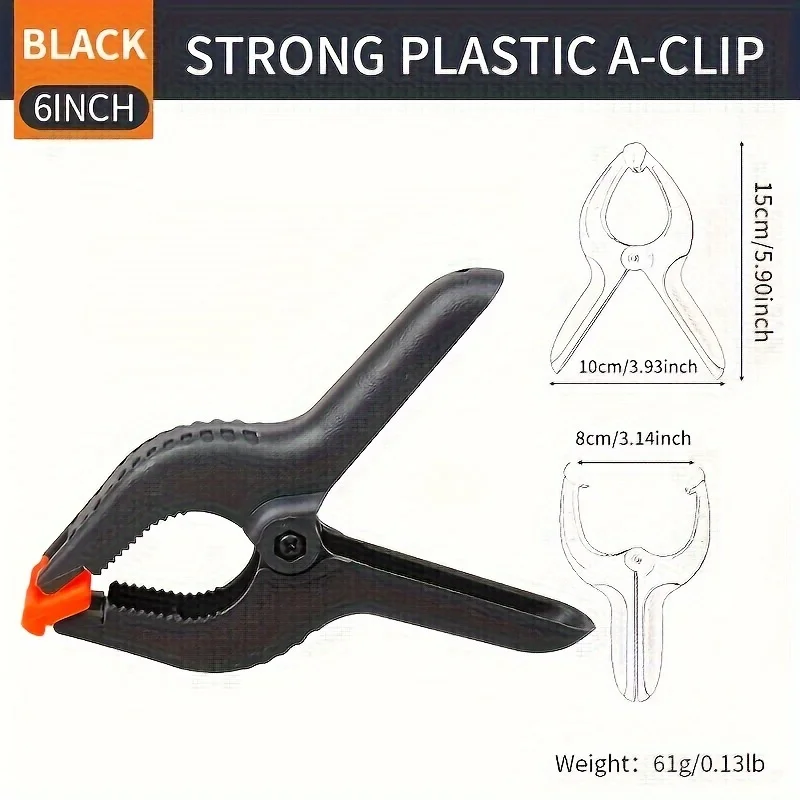 3/4/ 6/9 inch Plastic Nylon Adjustable Woodworking Clamps - Image 9