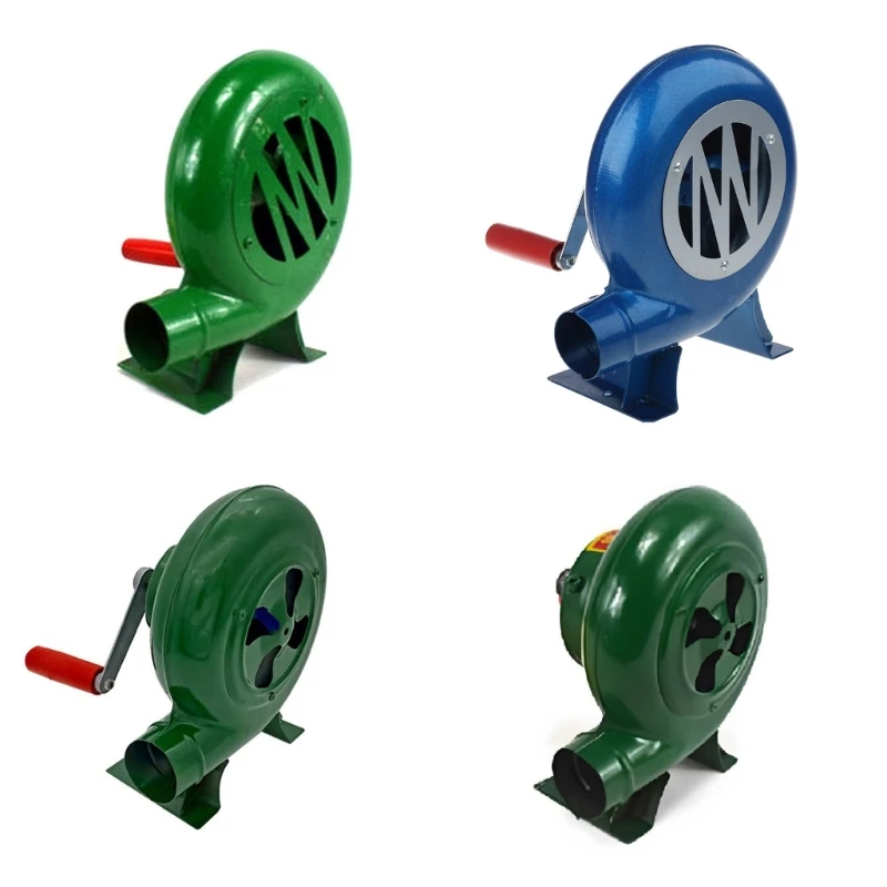 Hand Crank Fan Air Blower Manual Grill Fire Starter Make Fire for BBQ Picnic Outdoor Camping, 80/150/200/250/300W - Image 2