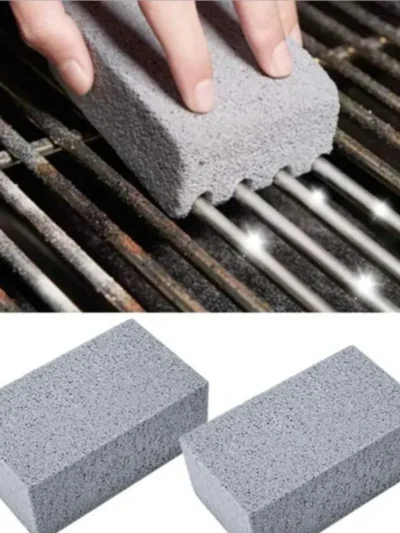 BBQ Grill Cleaning Brush Brick Block Barbecue Cleaning Stone Pumice Brick