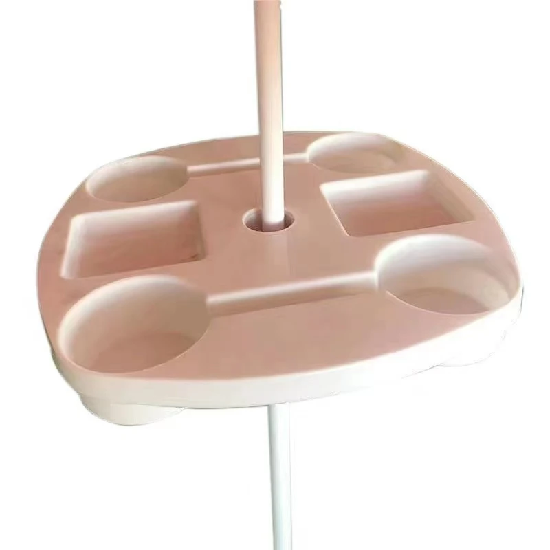 Umbrella Table Tray Portable Beach Umbrella Table Cup Holders Beach Snack Compartments For Gardens Patios Backyards Picnics - Image 4